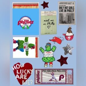 Philadelphia Phillies Prints (3) 5x7